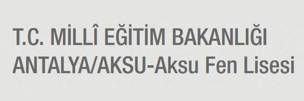 logo Aksu Fen Lisesi