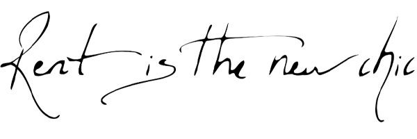 logo Rent is the new chic