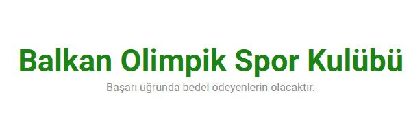 logo balkan olimpik spor kulubu